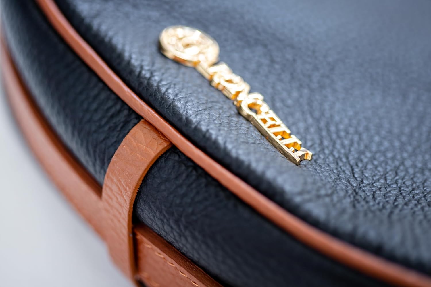 Baroncelli Italian Leather Crossbody Bag for Women - Small Soft Genuine Leather Purse with Adjustable Strap - Made in Italy