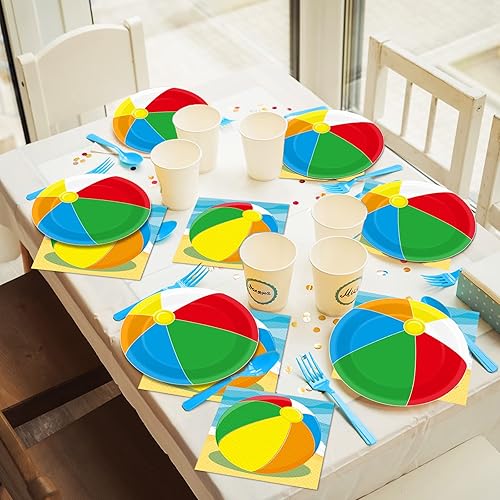 Miniatura 7 de Juego de 50 servilletas desechables para fiesta de playa, para verano, para piscina, suministros de decoración de playa, fiesta de cumpleaños, para