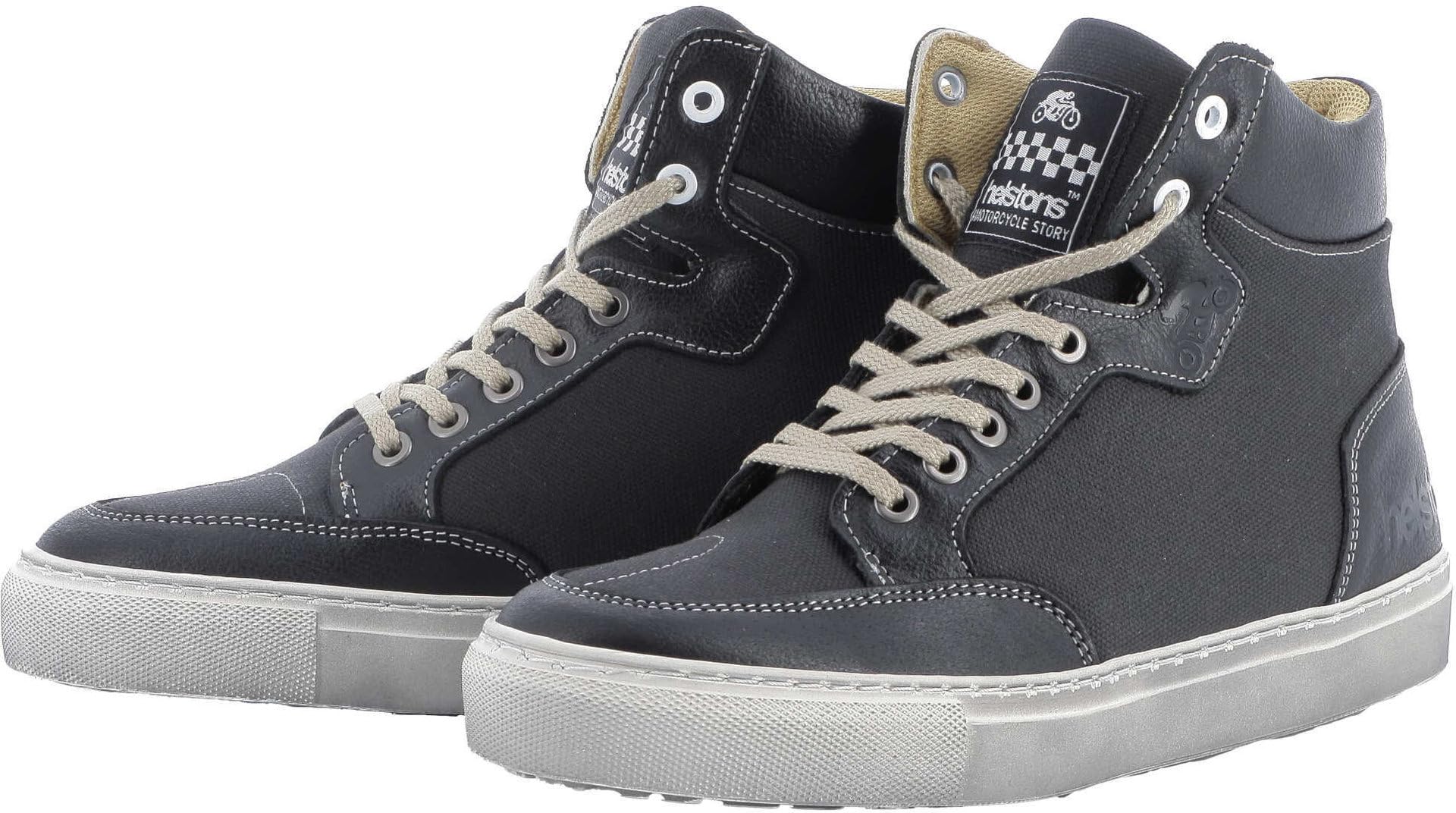Helstons Kobe Motorradschuhe, grau/schwarz, 43 | Atmungsaktiv