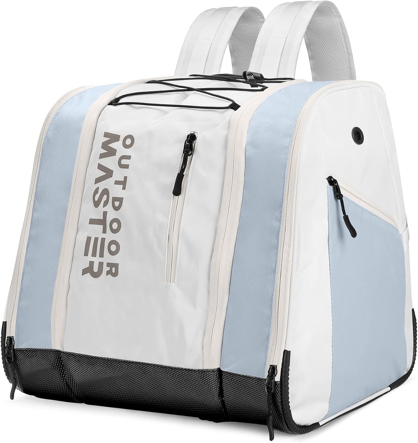 OutdoorMaster 38L Waterproof Ski Boot Bag Backpack - Ventilated Compartments for Boots, Helmet, Goggles, Gloves | Air Travel Approved