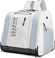 OutdoorMaster 38L Waterproof Ski Boot Bag Backpack - Ventilated Compartments for Boots, Helmet, Goggles, Gloves | Air Travel Approved