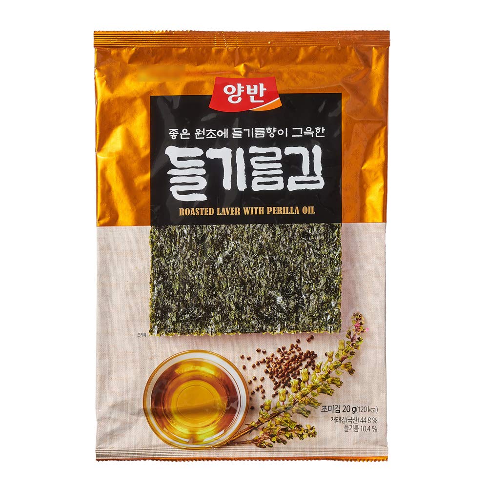 [Dongwon] Yangban Perilla Oil Algues Nori) Snack 20 g × 3 / Aliment coréen / Algues coréennes / Snacks d'algues (Expédition directe à l'étranger)