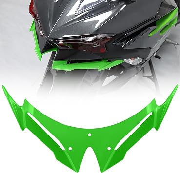 Front Fairing Winglets for Kawasaki Ninja 500 Z500 ABS, Green
