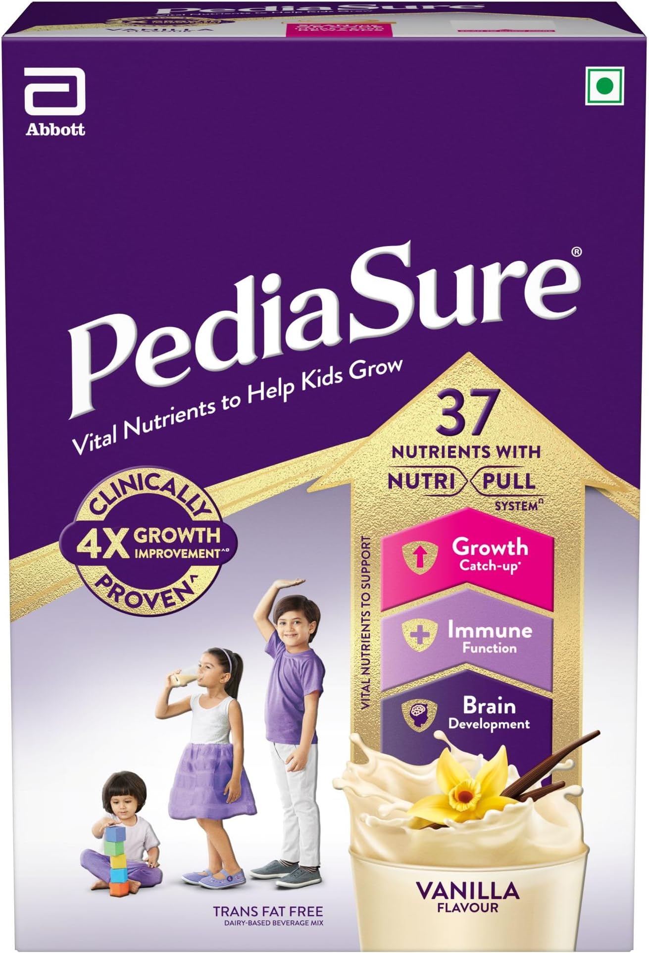 Nutritional Drink Powder 950g, Vanilla, Scientifically Designed Nutrition for Supporting Kids Growth