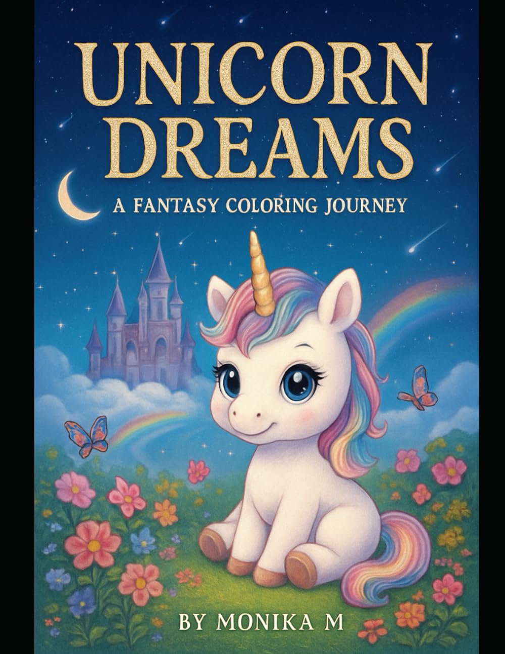 Unicorn Dreams:: A Fantasy Coloring Journey