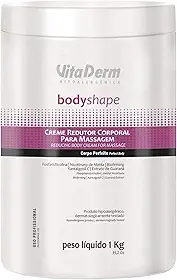 Vitaderm Creme Redutor Corporal Para Massagem Body Shape 1Kg