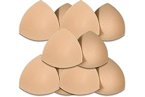 Bra Pads Inserts 5 Pairs, FUNCYboo Bra Inserts Breathable and Removable Bra...