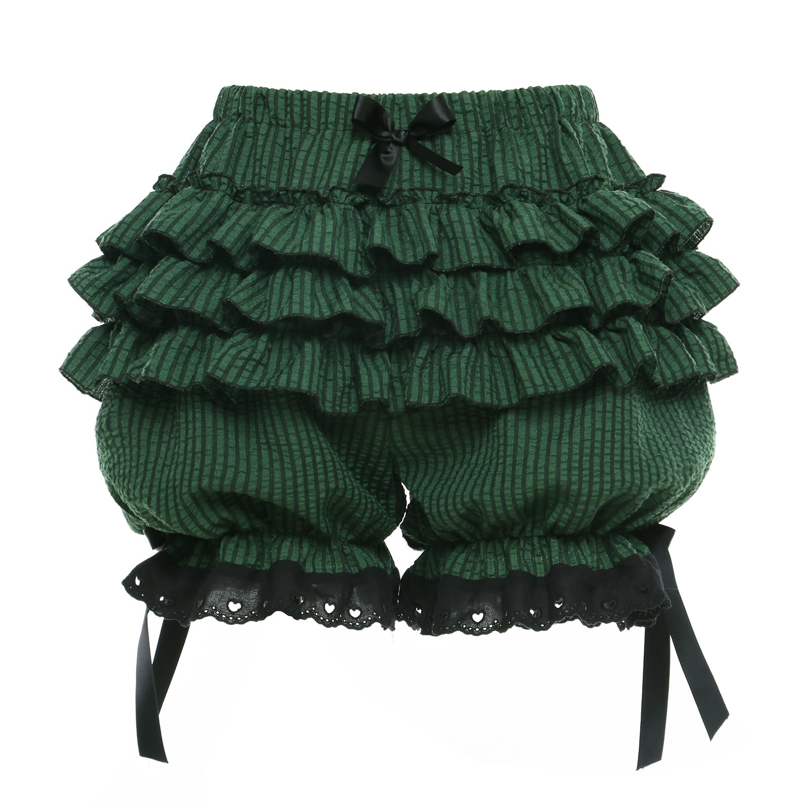 Vibsion Womens Lolita Bloomers Ruffle Pumpkin Pants Bottom Shorts
