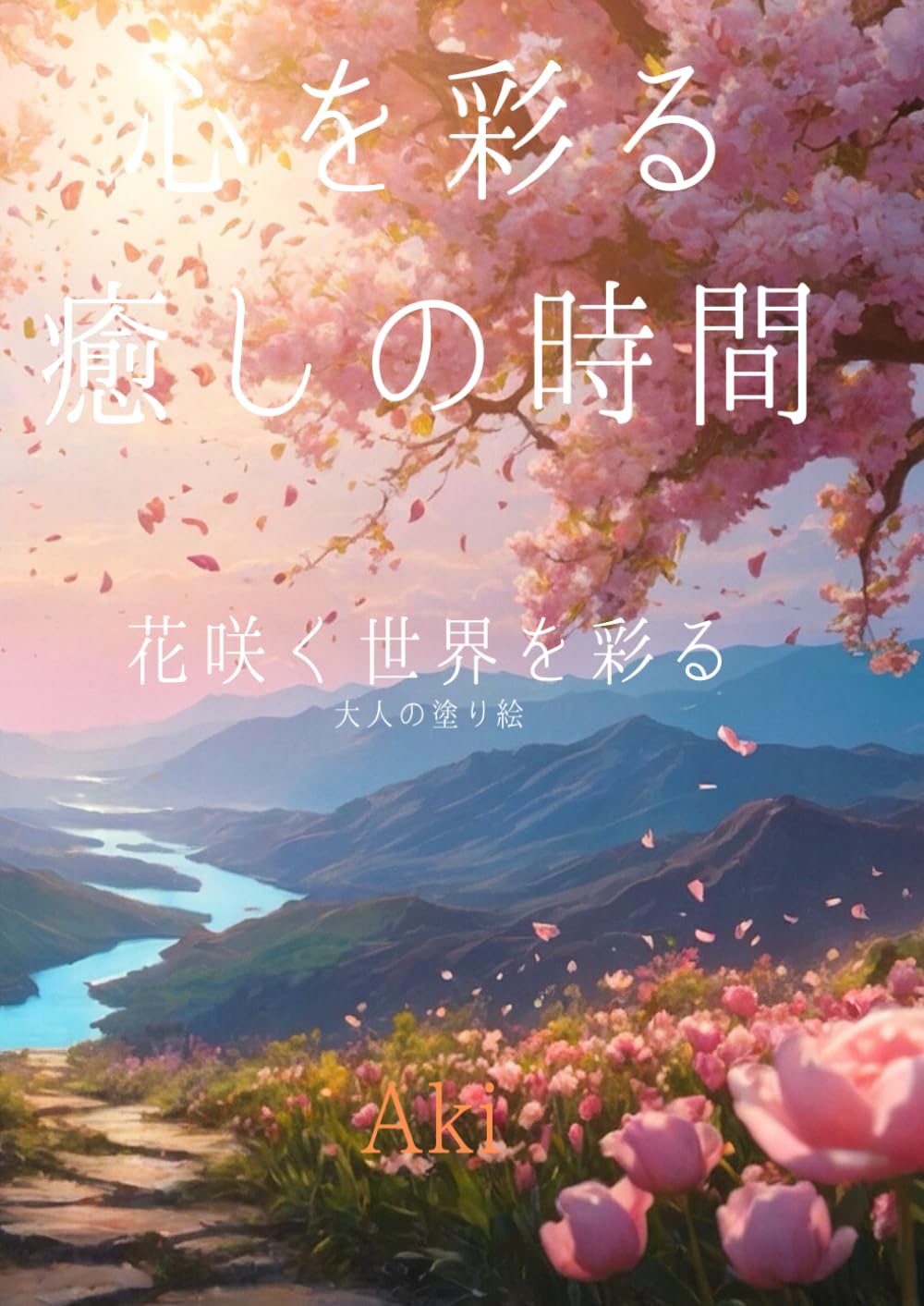 心を彩る癒しの時間: 花咲く世界を彩る:大人の塗り絵 (Tranquil Lines)