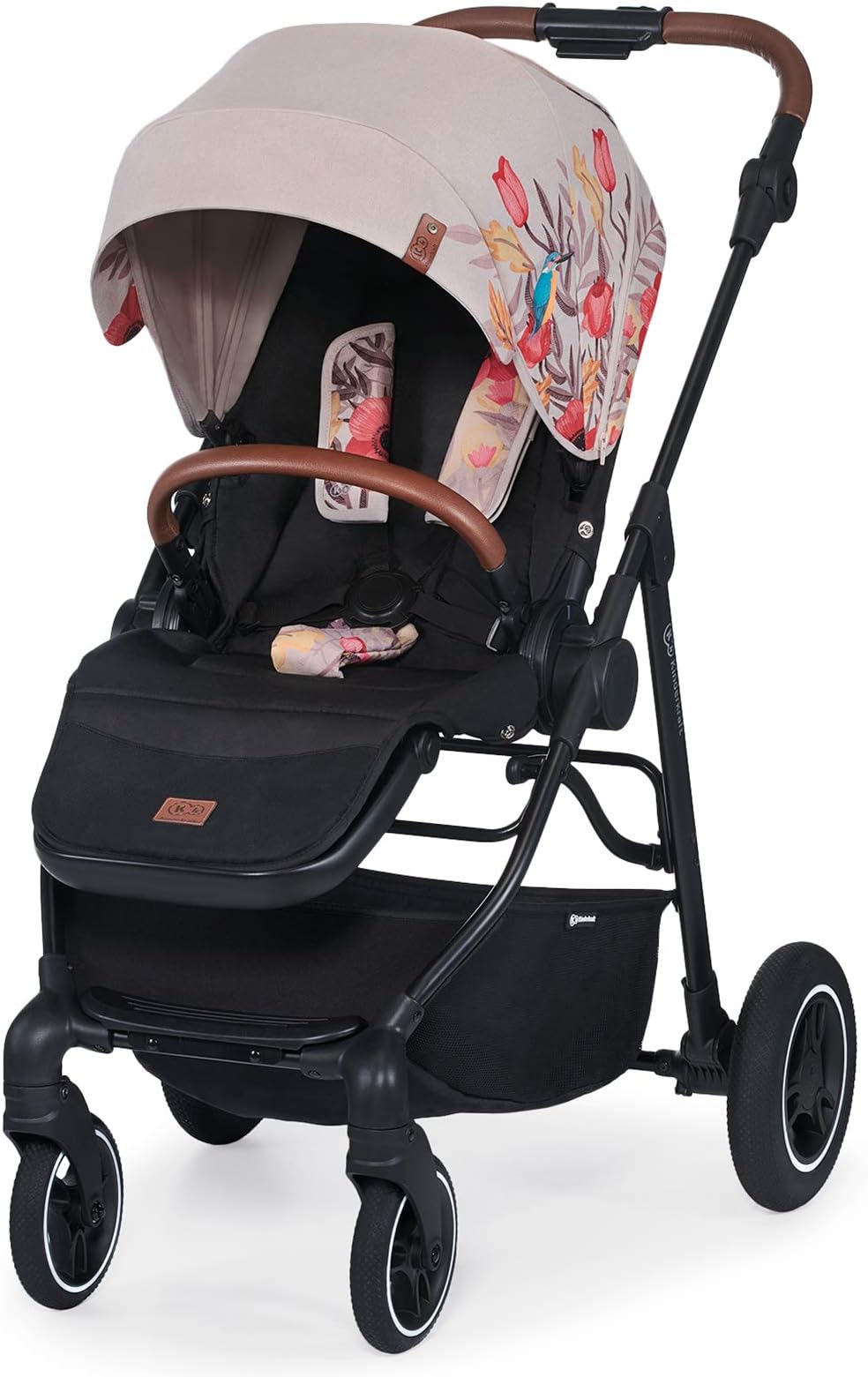Stroller ALLROAD, Pushchair, Baby Buggy, Easy Folding, Large Hood with UPF 50+, Two Pushing Directions, All Wheels Suspension, Accessories in Set, Multicolour