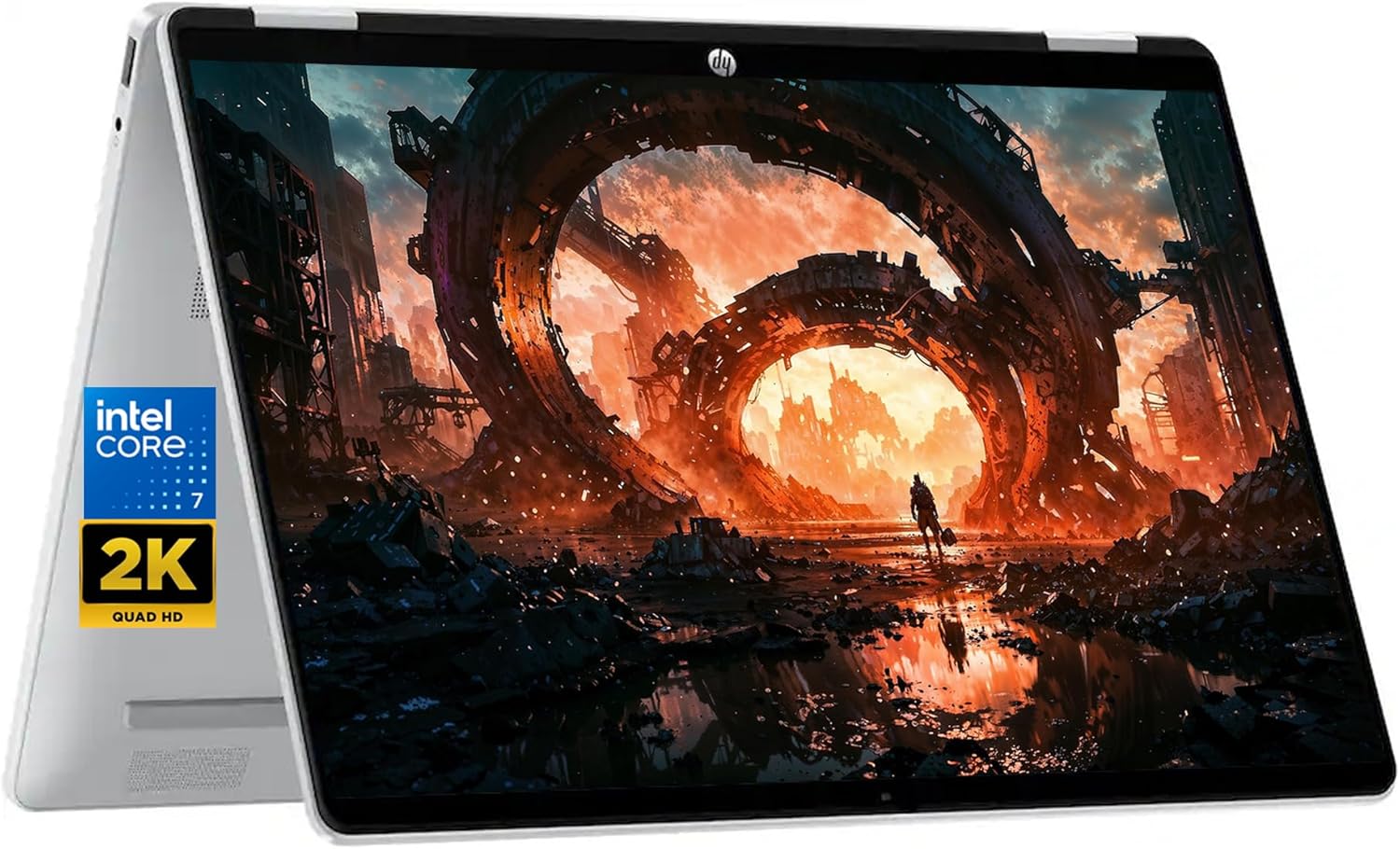 HP OmniBook 5 Flip 2-in-1 Laptop, 14" FHD+ Touchscreen, Intel Core 7 150U (10-Core), 16GB LPDDR5 RAM|512GB SSD, Windows 11, 360° Hinge, Backlit KB, 5MP Privacy Camera, for Students/Business/Creatives