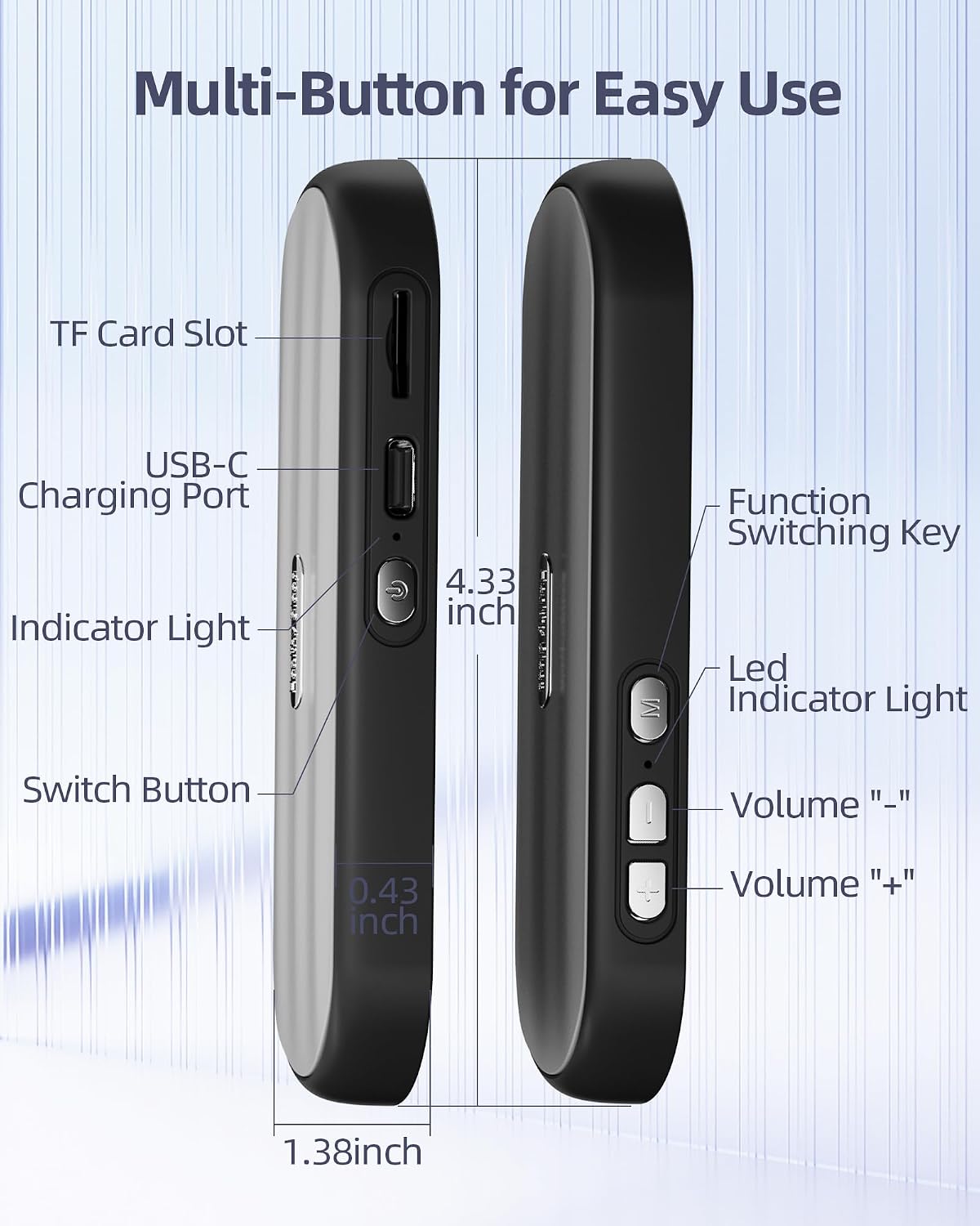 Under Pillow Speaker Bluetooth for Sleeping (Black) image 5