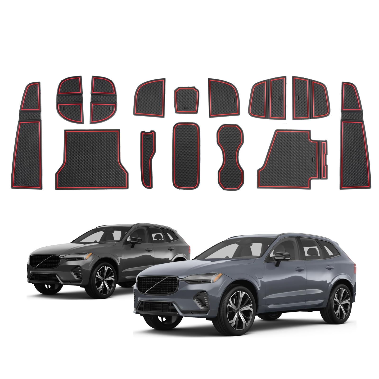 Naaldvilt kofferbakmat voor Volvo XC 40 Hybrid 2021 Naaldvilt kofferbakmat voor Volvo XC 40 Hybrid 2021