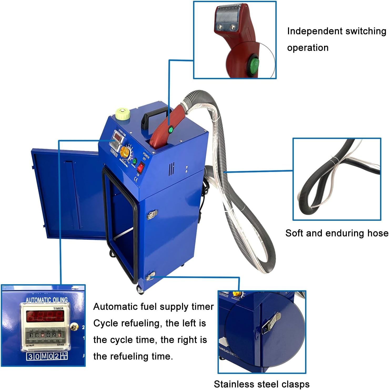 110V 700W Thread Cutting Machine Single Head Automatic Thread Shear Cutter for Sewing Industry