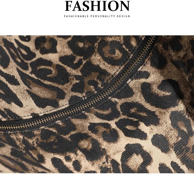 Cheetah Purses for Women Handbag, Chic y2k Shoulder Bag Tote Sling Purse Grunge Demure Classy Mcbling Ladies Chic Bags (leopard print)
