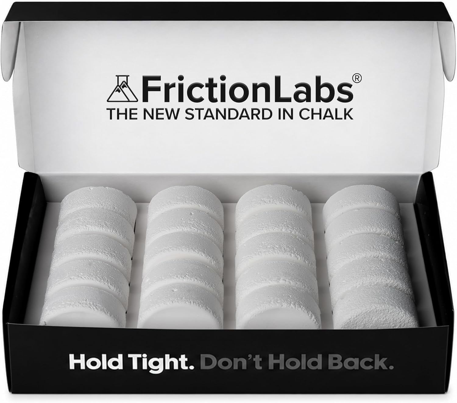 Friction Labs Premium Gym Chalk Discs for Gymnastics and Climbing | 1 LB Premium Gym Chalk Discs for Rock Climbing, Weightlifting, Gymnastics, Bowling & Grip Training, 20 Count
