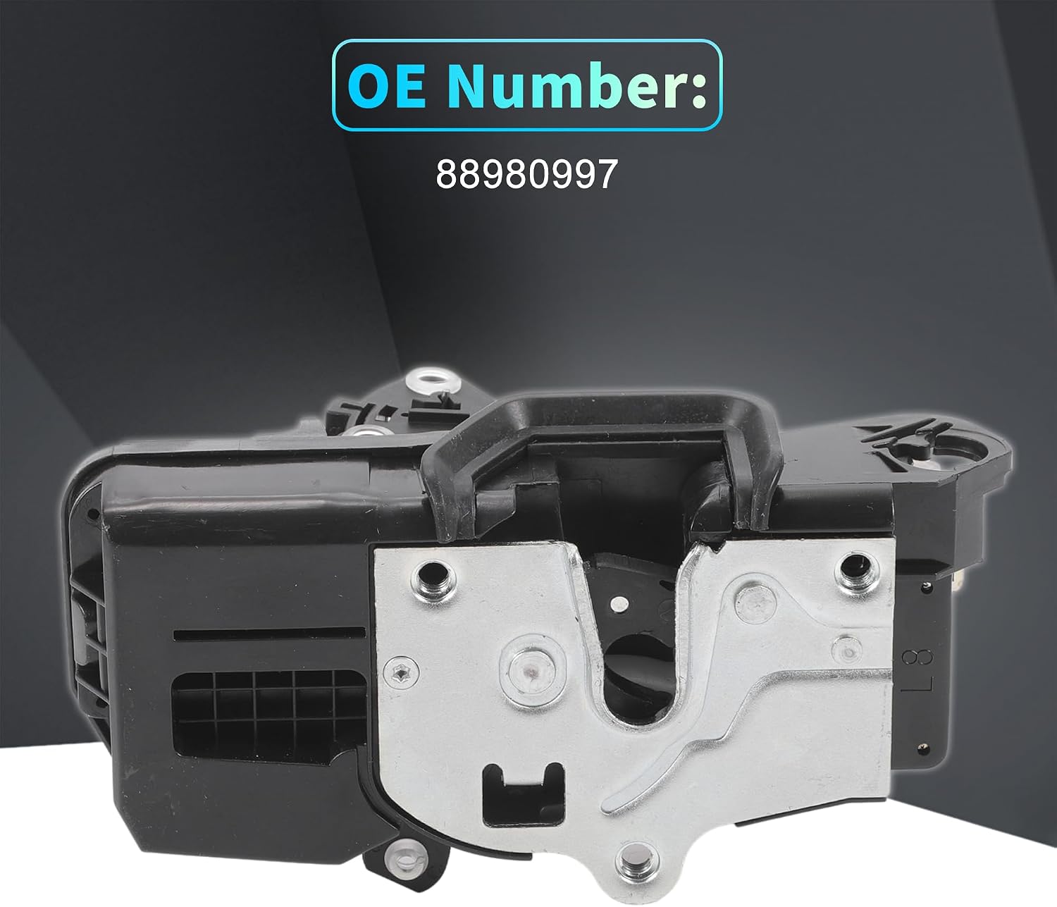 X AUTOHAUX Replacement Front Left Driver Side Power Door Lock Actuator Motor for Pontiac Torrent 06-09 for Chevrolet Equinox 05-09 Door Latch Actuator Assembly Replace No.88980997 Black