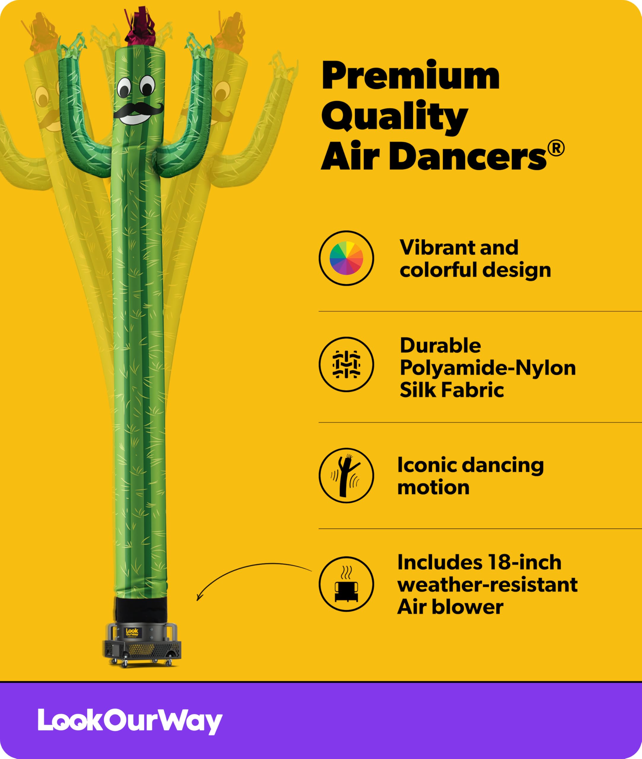 Amazon.com: LookOurWay Air Dancers Wacky Waving Inflatable Tube