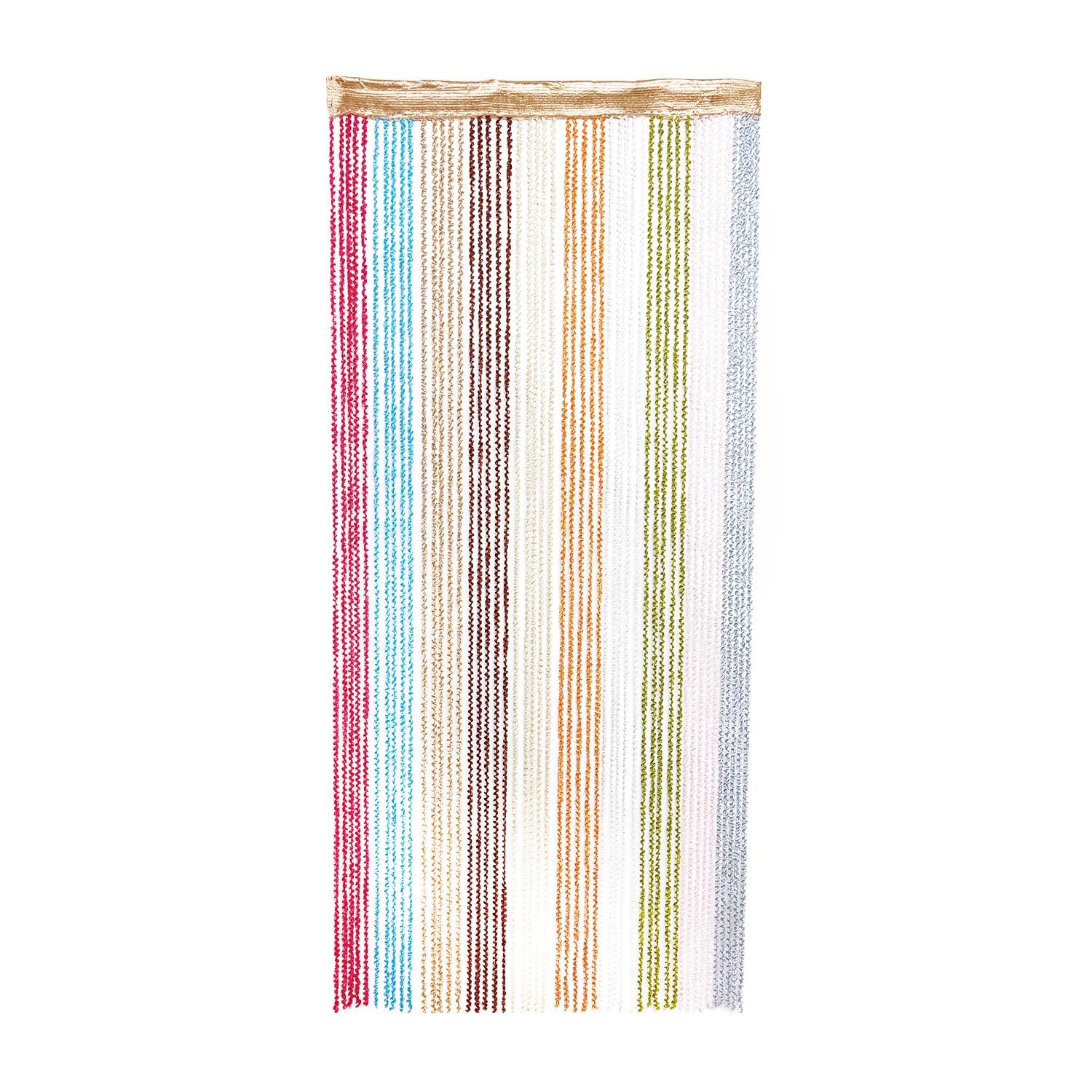 Coopers Of Stortford Multicolor Multi-Coloured Spiral String Door Curtain