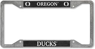 Rico Industries NCAA Oregon Ducks Pewter License Plate Frame 12" x 6"