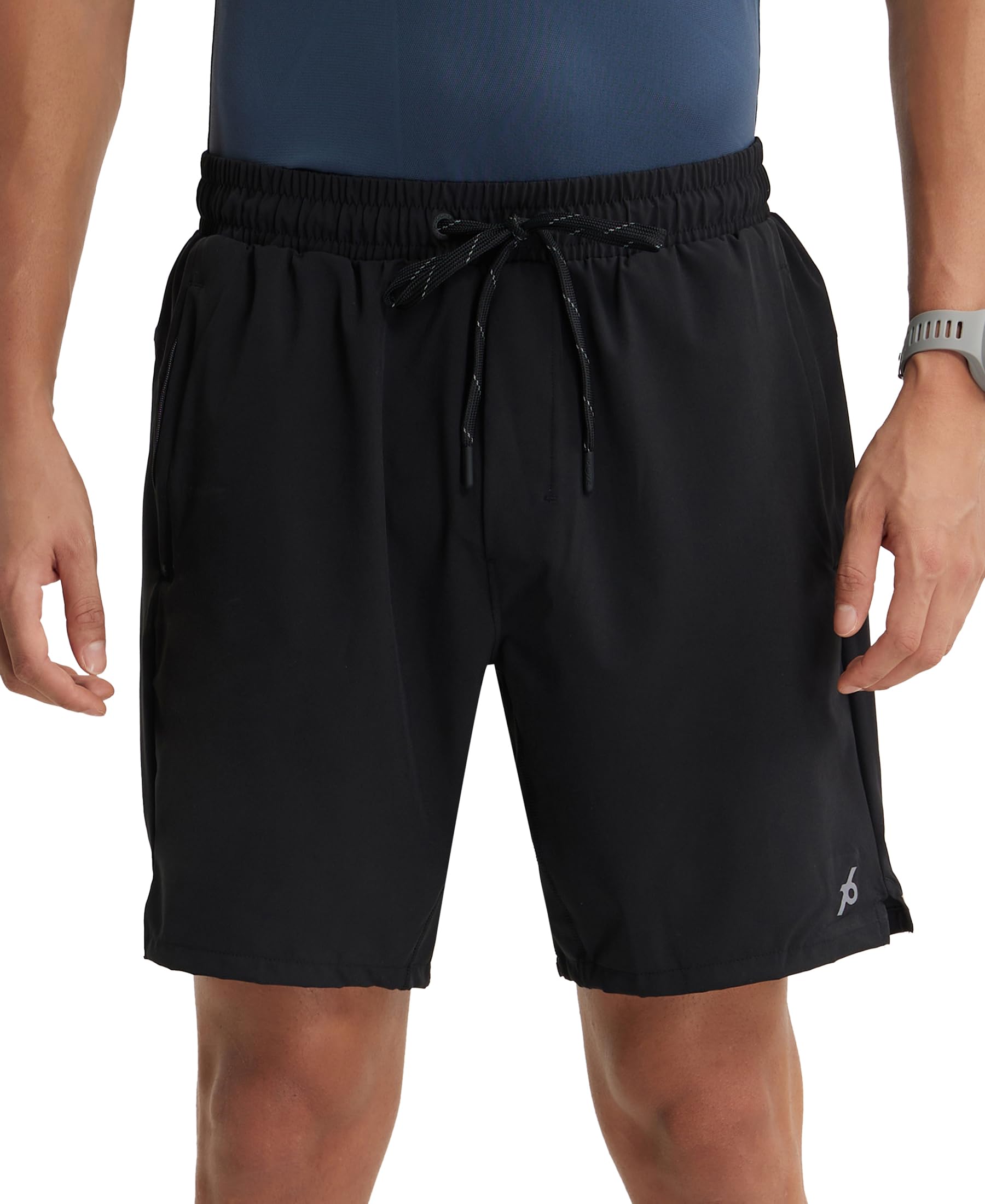 jockey MV20 Men's Recycled Microfiber Elastane Stretch Straight Fit Solid Active Wear Shorts with Stay Fresh Treatment-picture-50