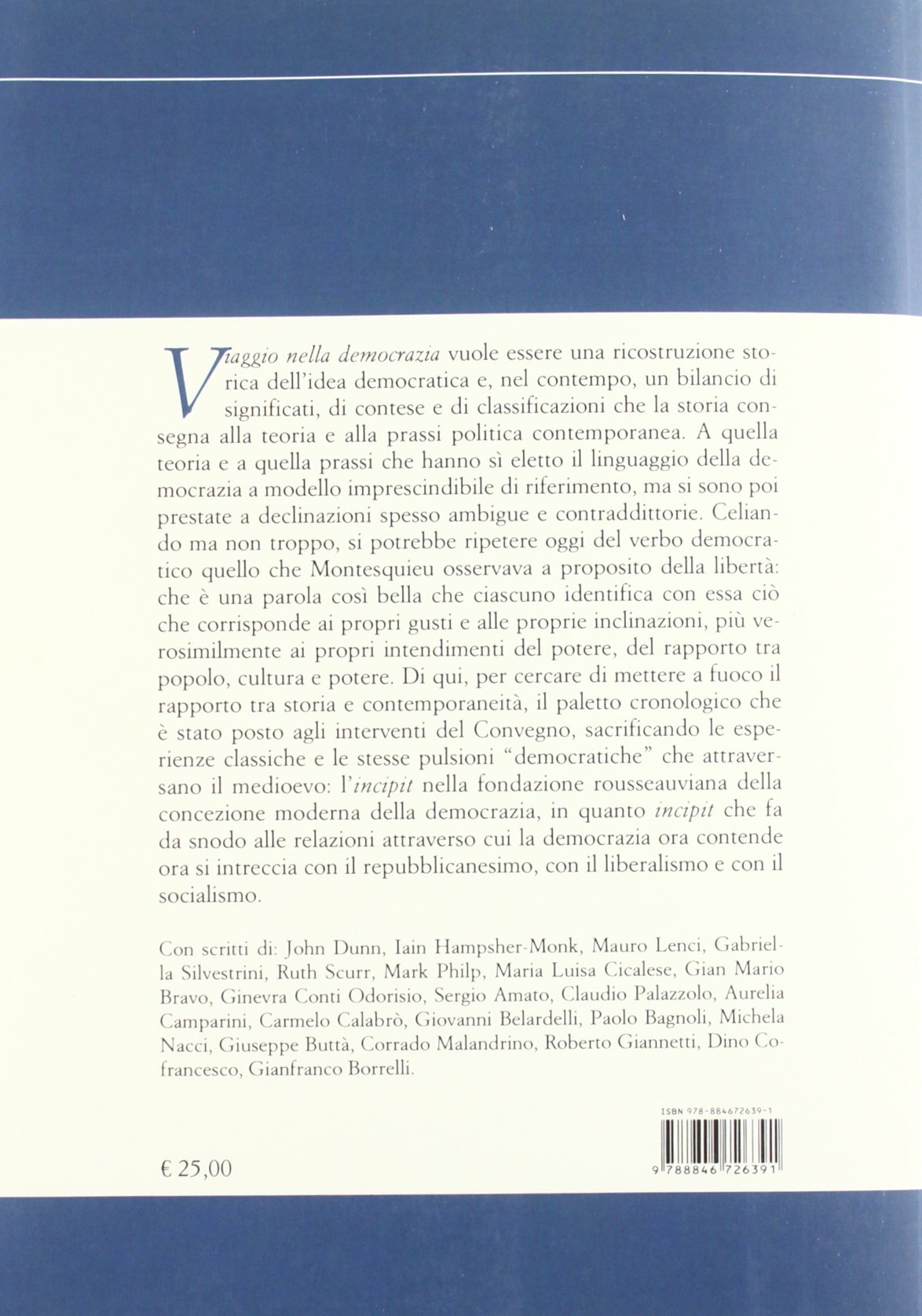 Viaggio nella democrazia. Il cammino dell'idea democratica nella storia del pensiero politico