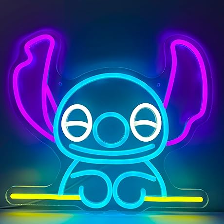 Enchanting Stitch Neon Signs - Illuminate Your Space with Disney Magic