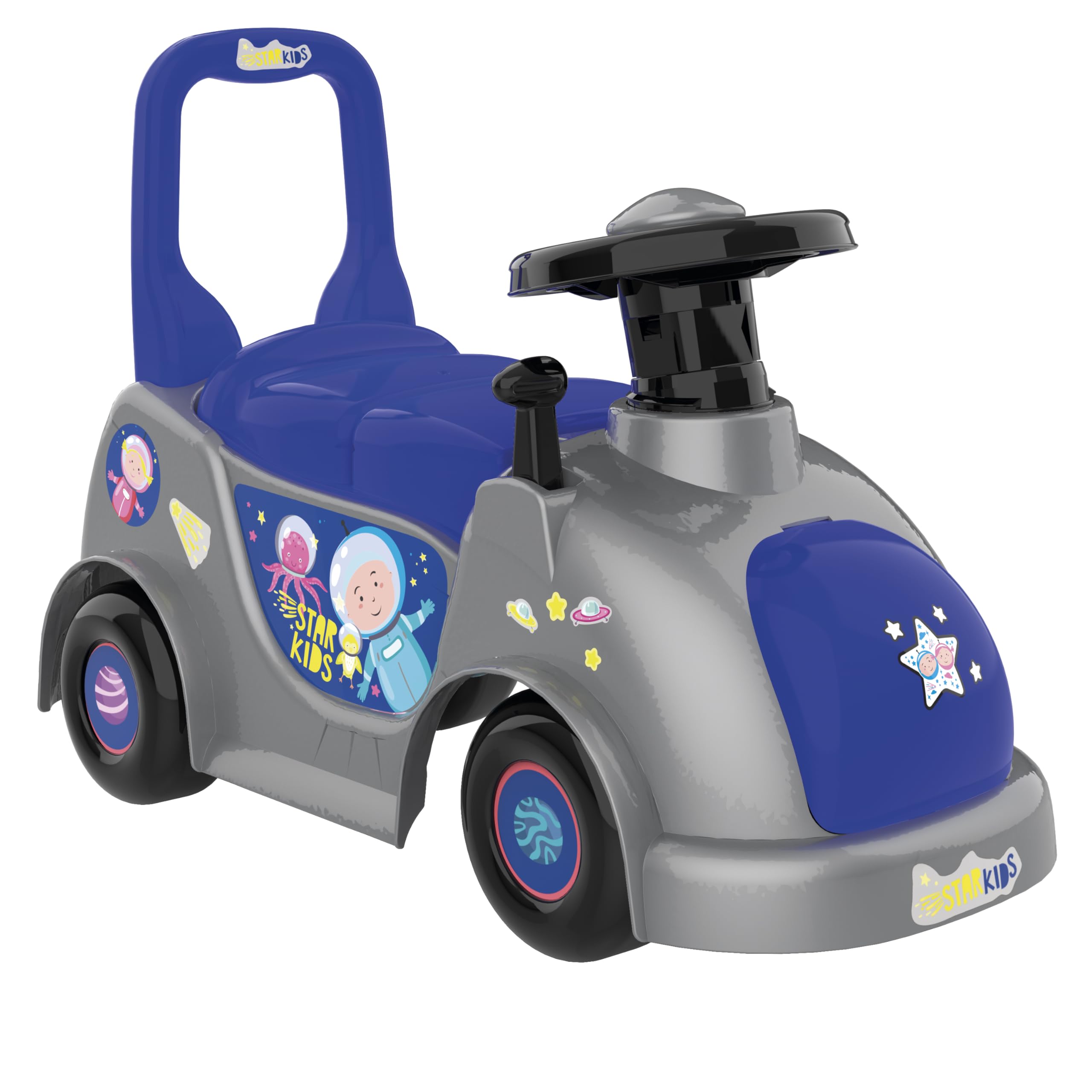Star Kids Ride-on Blue - Correpasiglio E Deambulatore Per Bambini 10-36 Mesi | Con Cassetti - Foto 14