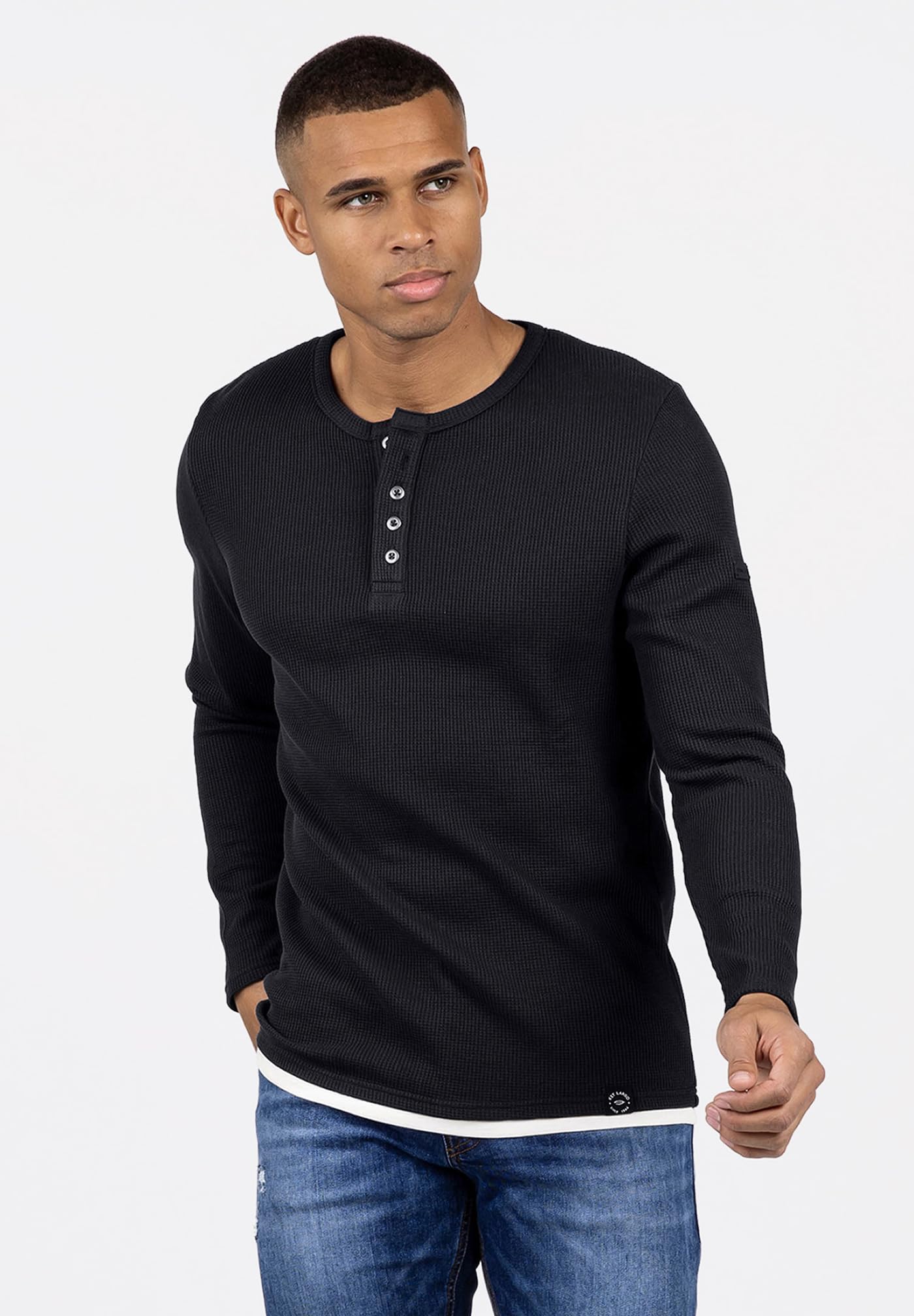 Key Largo Herren Sandro Button Pullover