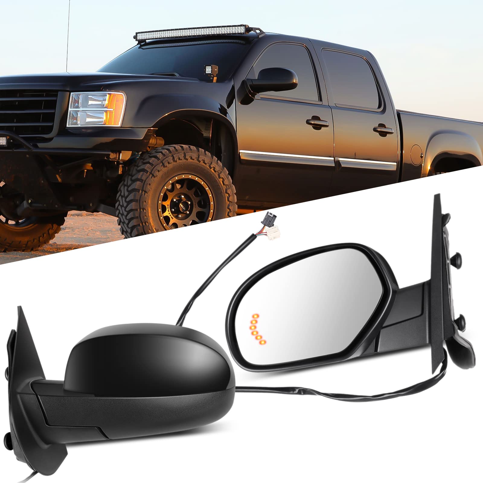 Driver Side Non-Heated Manual Operated Mirror For Cadillac Escalade - Foto 5