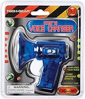 Vista 1 de Toysmith Mini cambiador de voz, 3 efectos únicos, luces LED, amplifica tu voz, juguete de megáfono para niños, divertidos regalos de broma e ideas