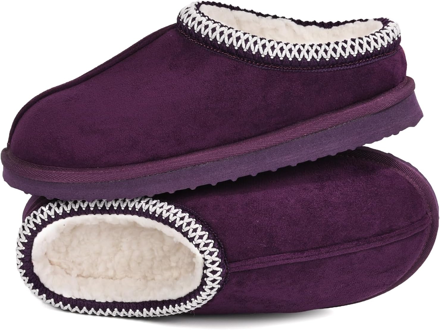 Women's Slippers Fuzzy Cozy Short Ankle Shoes Indoor and Outdoor Mules Furry Warm House Slippers for Woman Cute Fluffy Clogs - Image 3