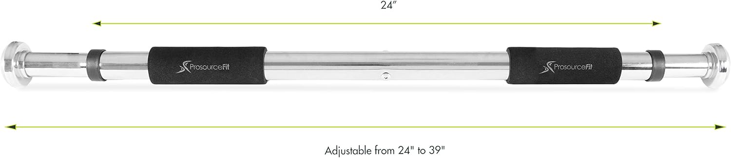 ProsourceFit Multi-Grip Chin-Up/Pull-Up Bar, Heavy Duty Doorway Trainer for Home Gym (ps-1109-cu), Black : Sports & Outdoors