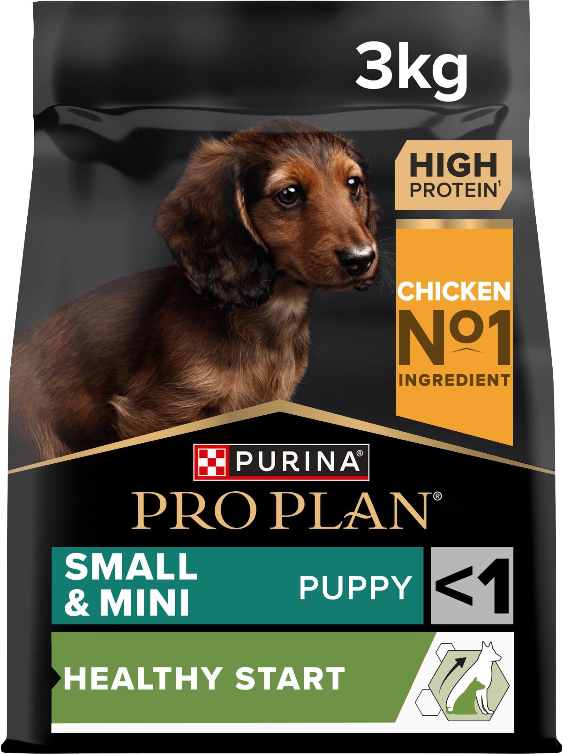 Healthy Start Small and Mini Puppy, Dry Dog food with Chicken, 3 kg