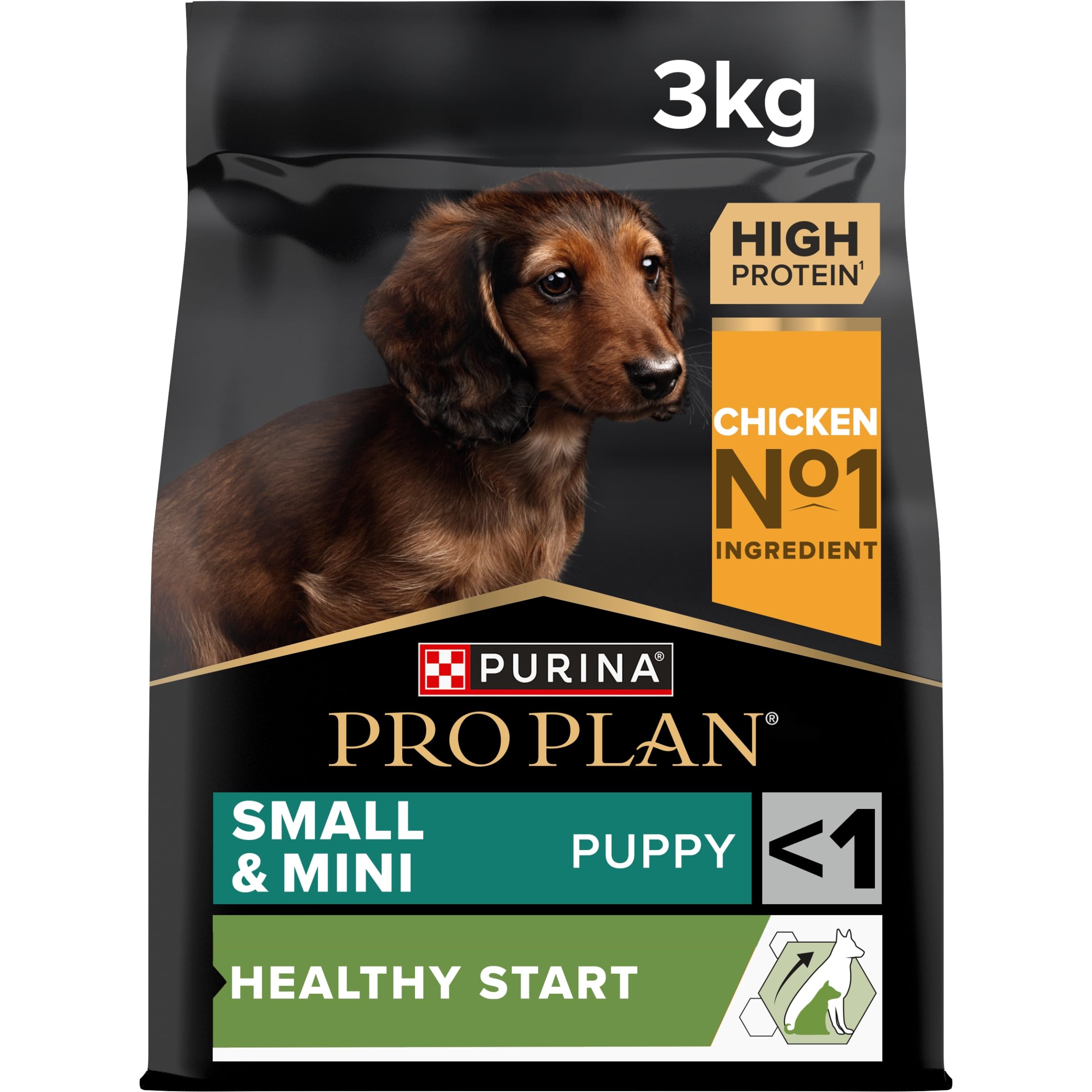 Healthy Start Small and Mini Puppy, Dry Dog food with Chicken, 3 kg
