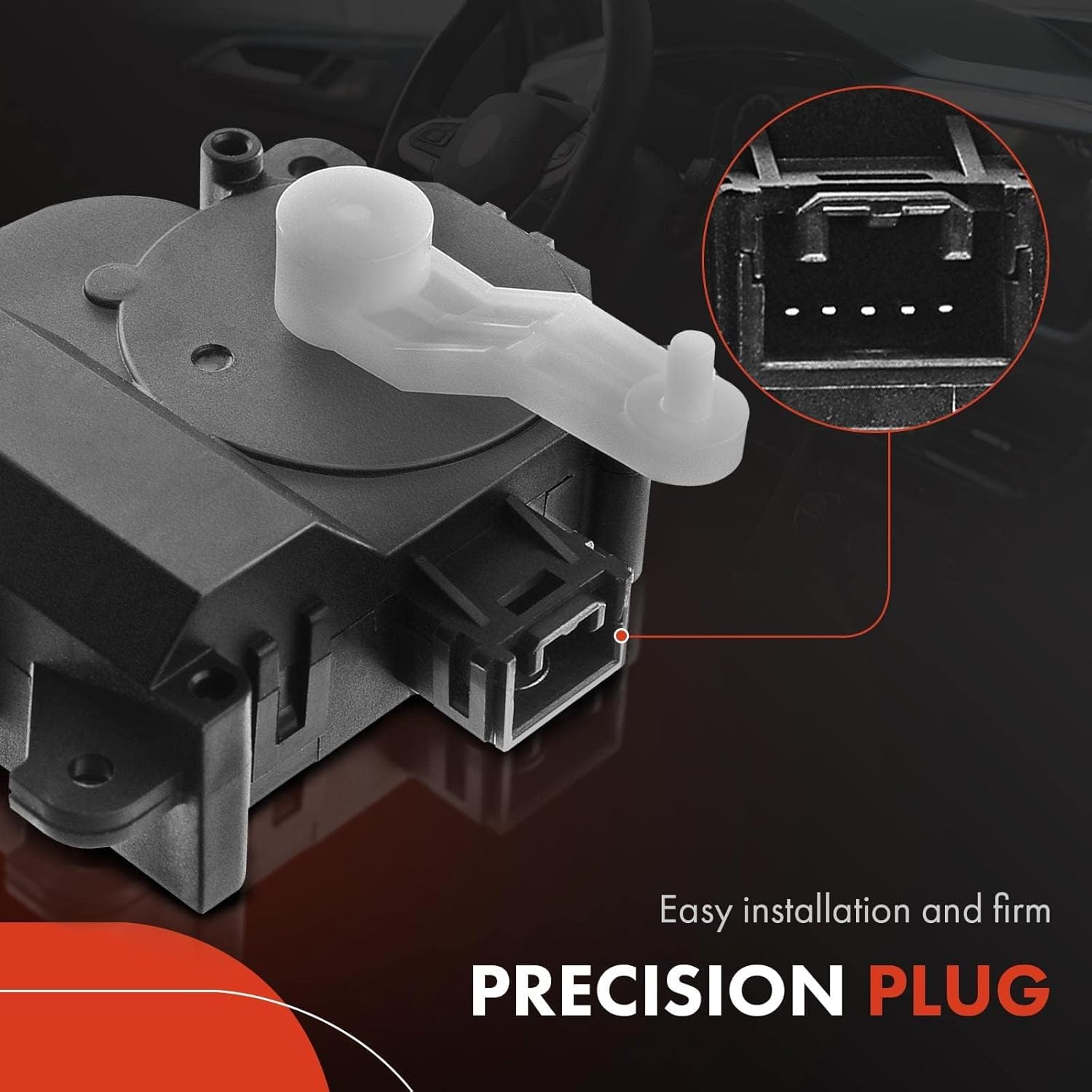 A-Premium HVAC Heater Blend Door Actuator, Compatible with Lexus ES300 2002-2006 & Toyota Highlander 2001-2003, Right Main, Temperature Actuator, Replace# 8710641041