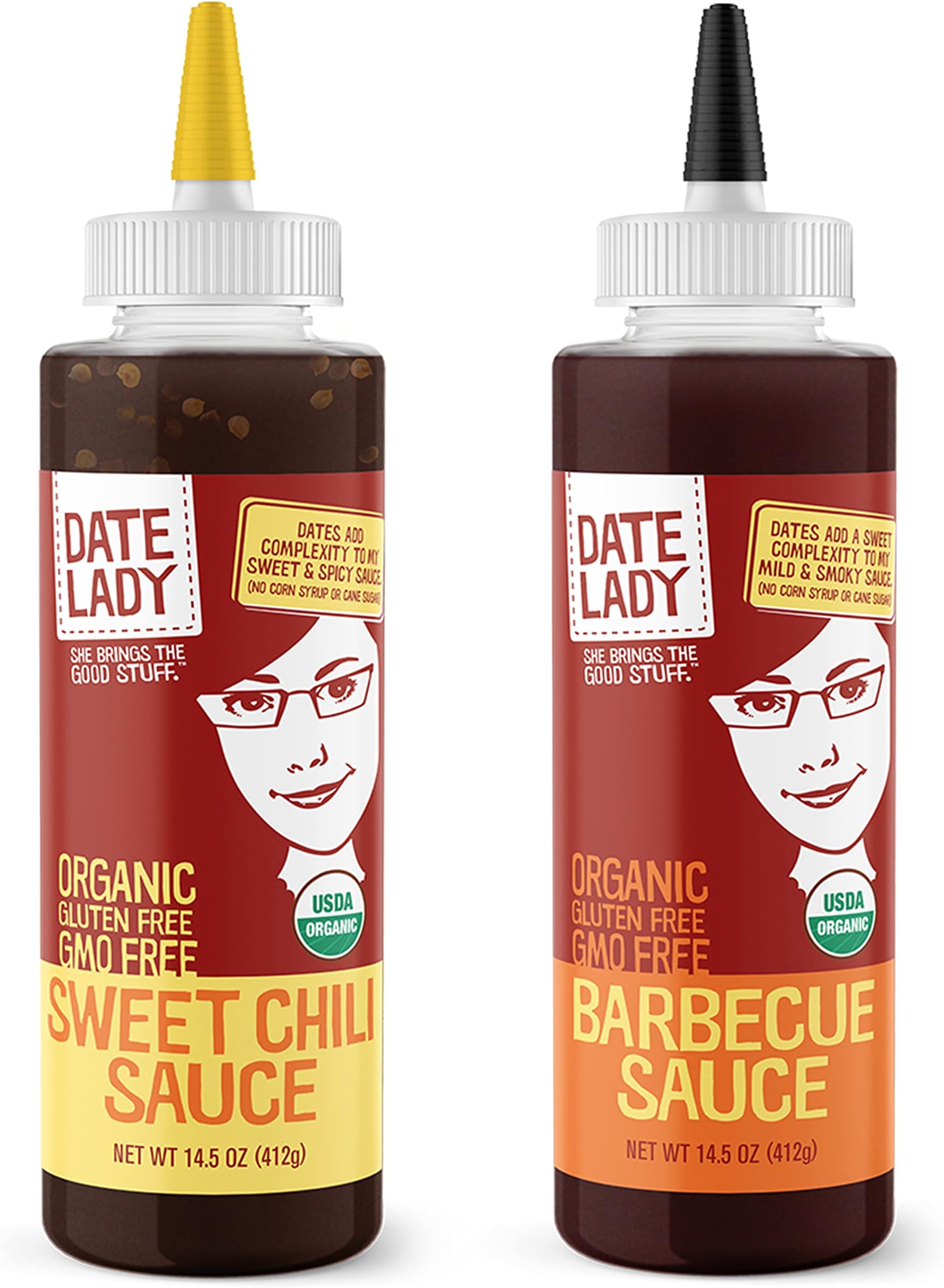 Savory Sauce Pack | BBQ Sauce and Sweet Chili Sauce | Gluten Free | Paleo Friendly | No Corn Syrup or Cane Sugar | No Added Flavors or MSG