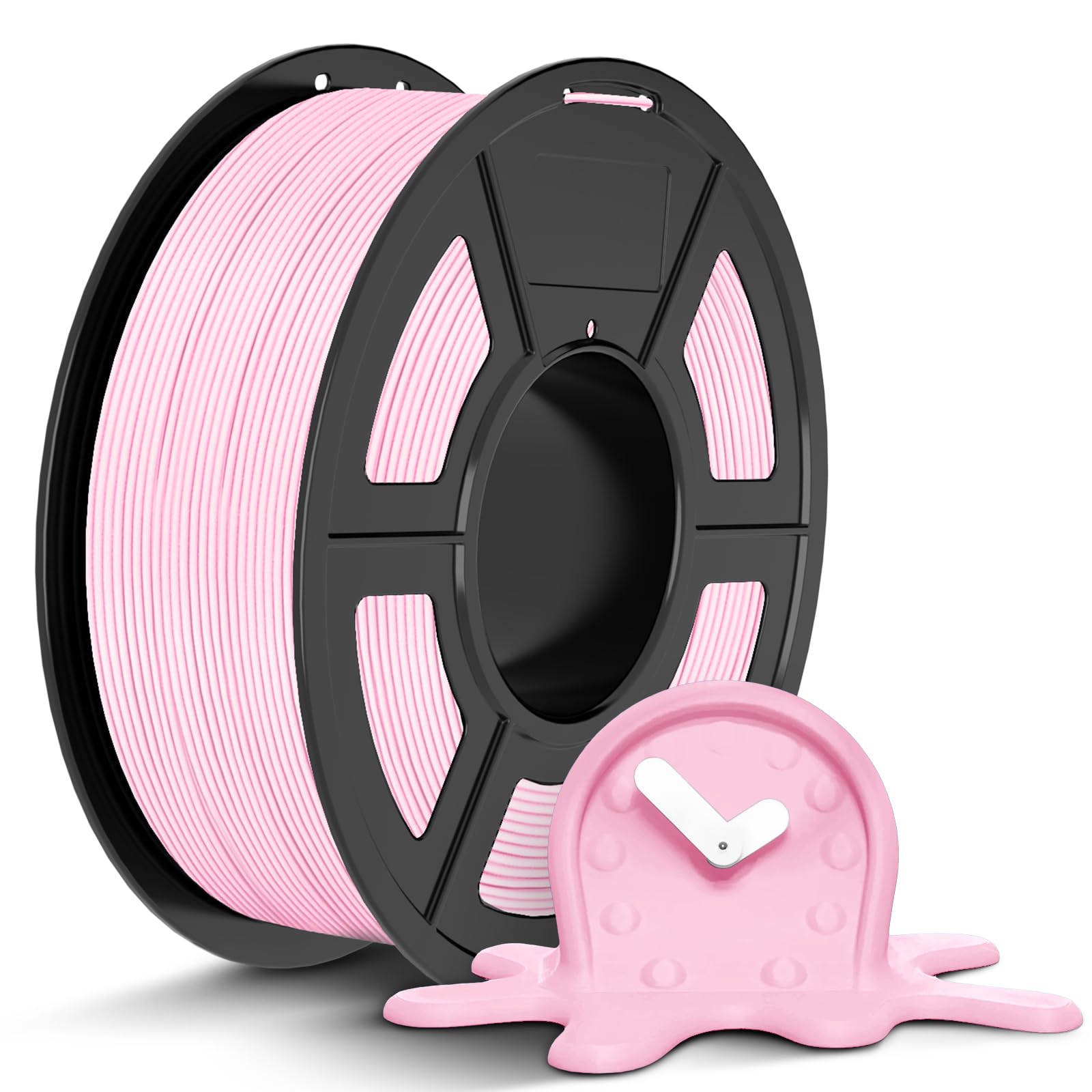 JAYO PLA 3D Printer Filament Pink, PLA Filament 1.75mm, 1.1KG Spool, Dimensional Accuracy +/- 0.02mm, Fit Most FDM Printer