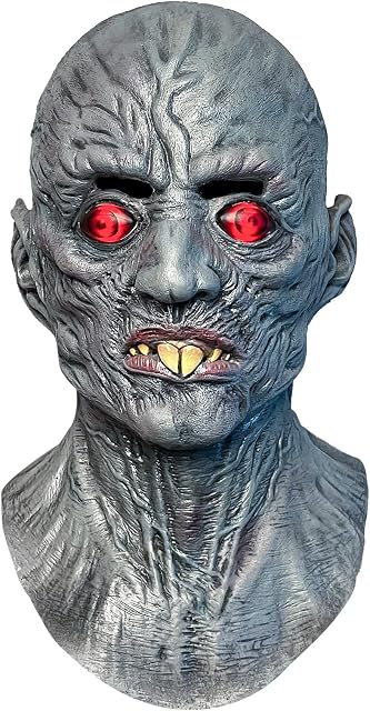 Molezu Vampire Mask Scary Dracula Monster Halloween Costume Party Horror Demon Zombie (earthy yellow)