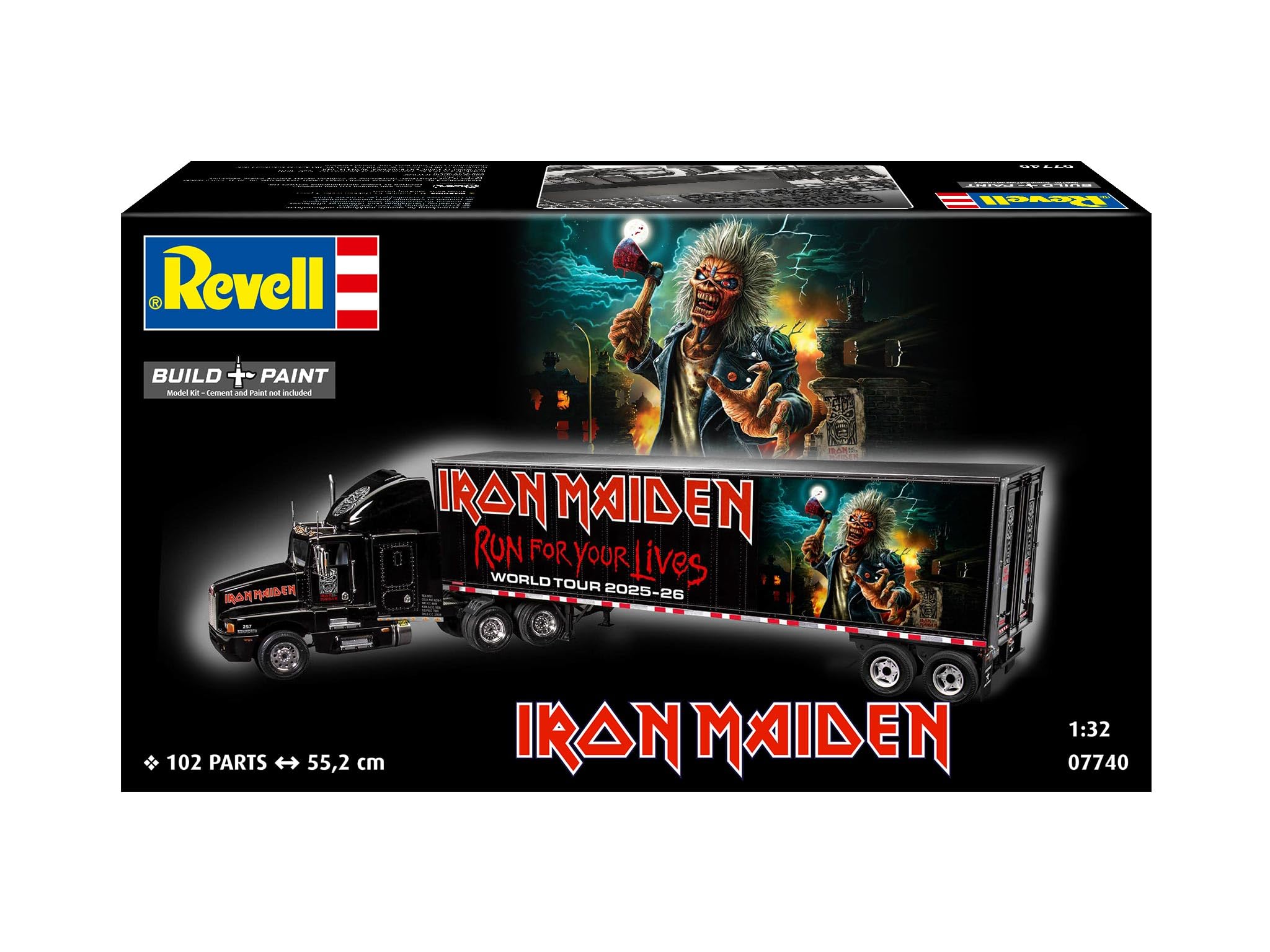 Revell 07740 Tour Truck Iron Maiden (50° anniversario) 1:32 Kit modellino in plastica non costruita/non verniciata