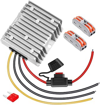 EAGWELL 10A 120W 12V Golf Cart 48V 36V to 12V Converter