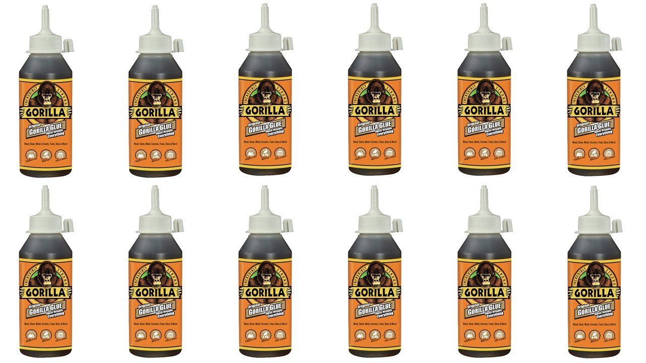 Gorilla Original Gorilla Glue, Waterproof Polyurethane Glue, 8 Ounce