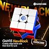 GAN15 New Black Speed Cube 3x3, Magnetic Cube with Smoothing and Stable Spring, Magic Cube with Advanced Car-Grade New Materia (Non-MagLev)