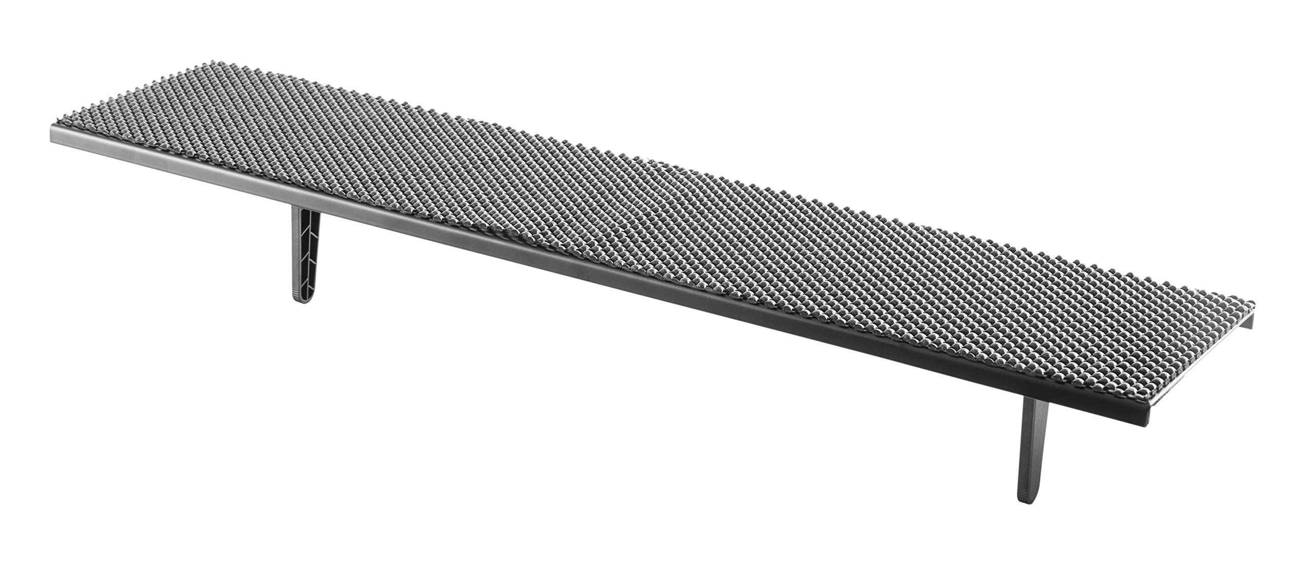 グリーンハウス テレビ上ラック 工具不要で取り付け 耐荷重6kg 天板幅60cm GH-DTBA02商品画像