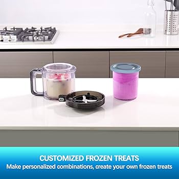 Amazon.com: 24OZ Containers Replacement for Ninja Creami Deluxe