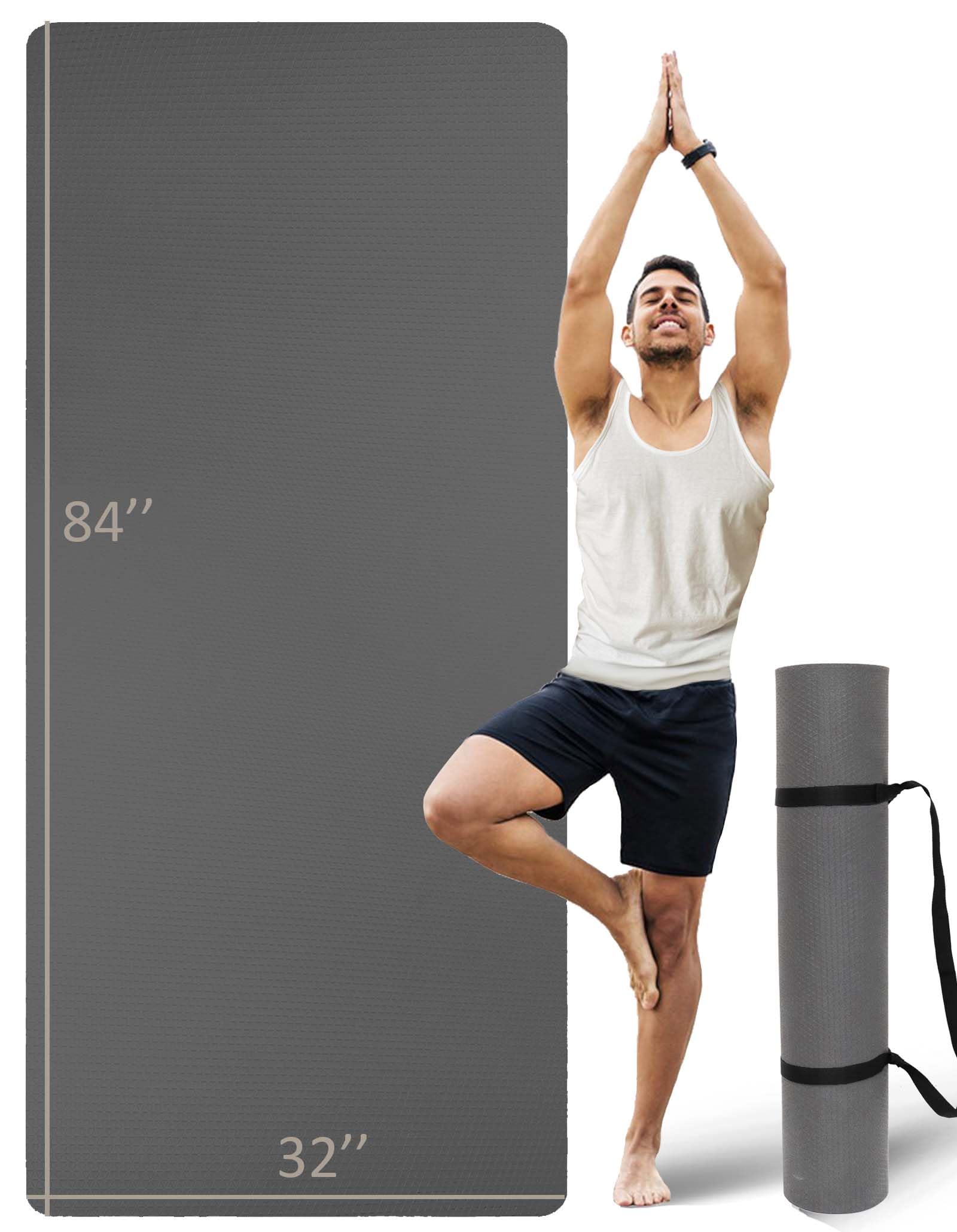 MRZZATA Extra Long Yoga Mat