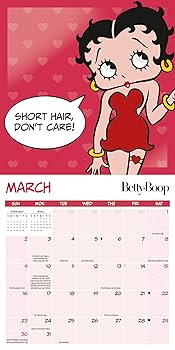 2025 Betty Boop USA Illustrated Mini Calendar: Calendars