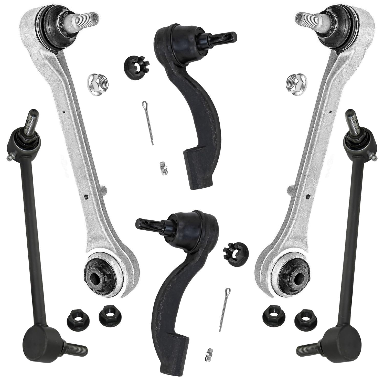 Detroit Axle - AWD 6pc Front End Suspension Kit for 2013-2019 Cadillac ATS