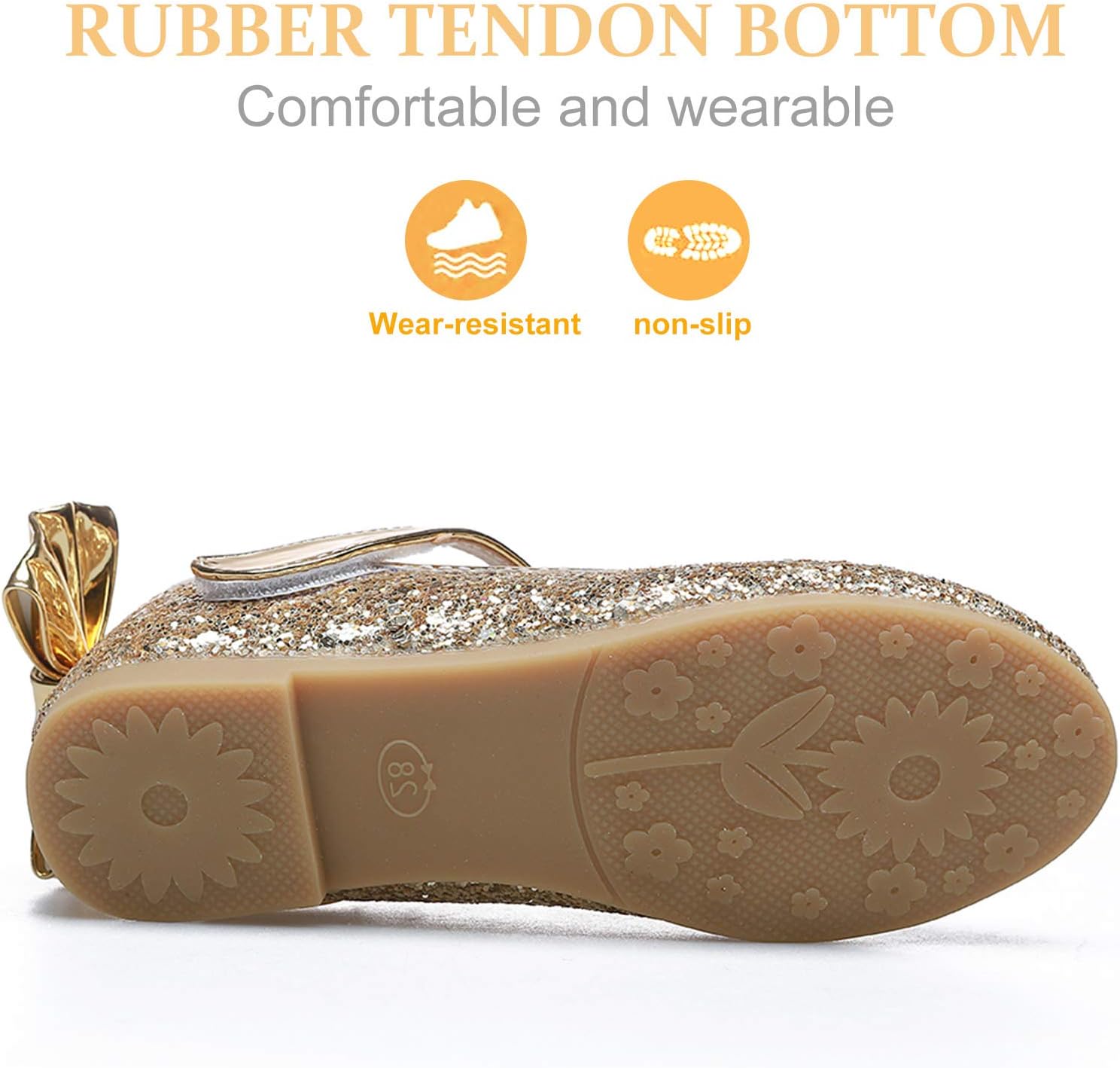 Happy Cherry Chaussures De Ballet Pour Filles, Chaussons De