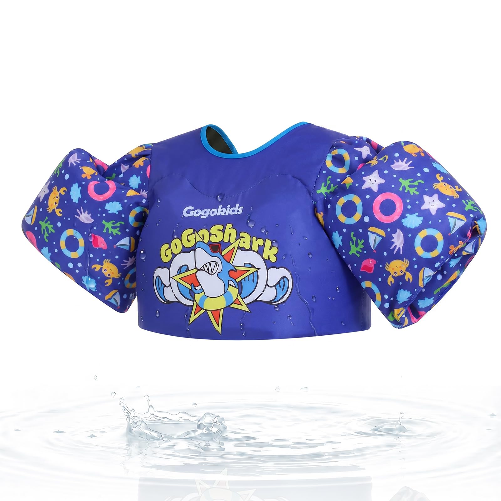 Gogokids Puddle Float Jumper 24-66 Pounds, Toddler Swim Vest Kids Floaties